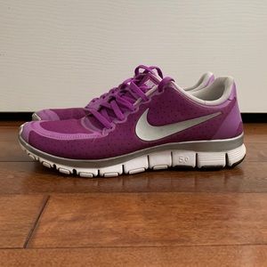 Purple Nike Women’s Free 5.0 V4
